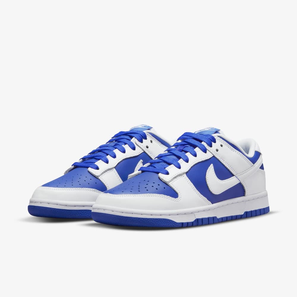 nike dunk low racer blue and white